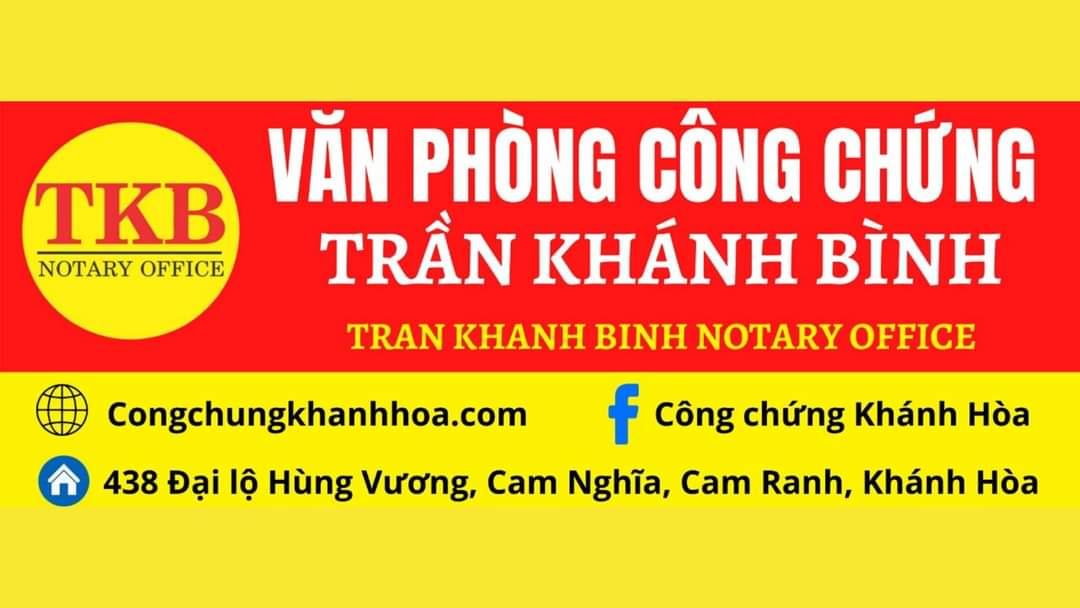 VĂN PHÒNG CÔNG CHỨNG TRẦN KHÁNH BÌNH 