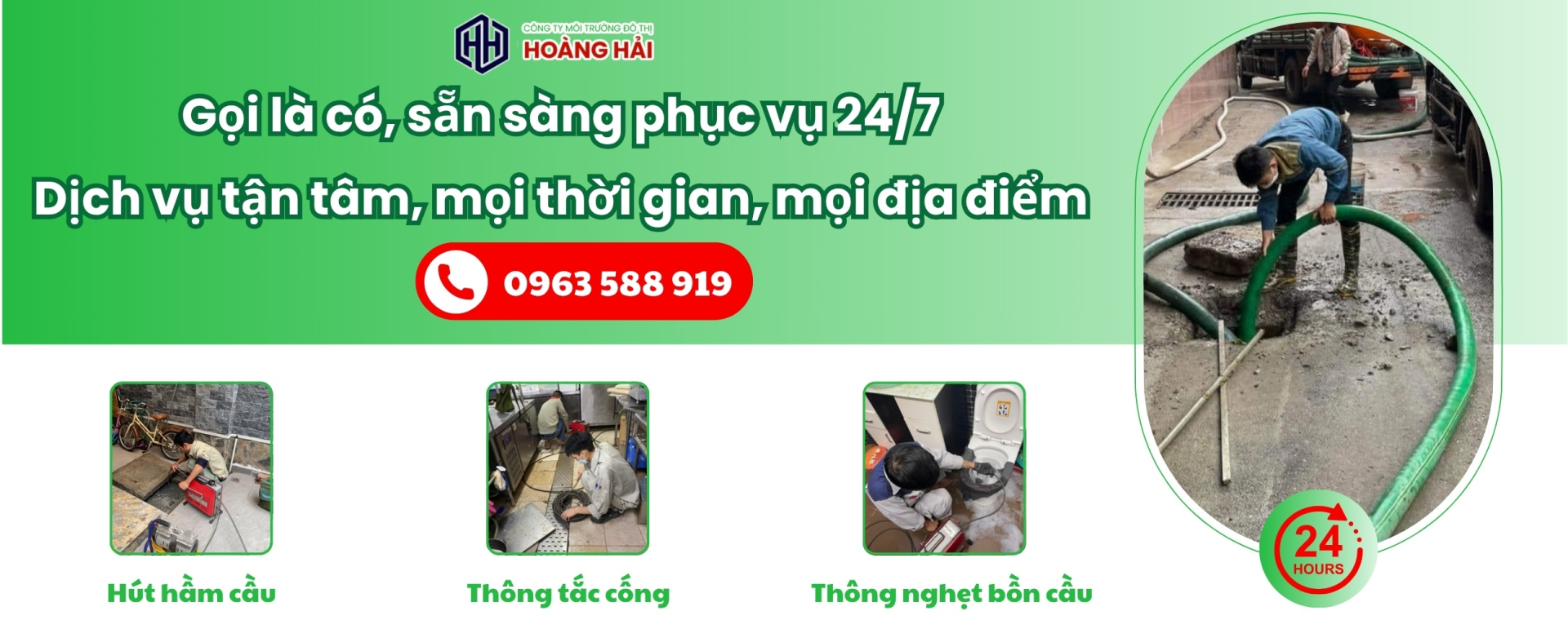 Hút Hầm Cầu Hoàng Hải