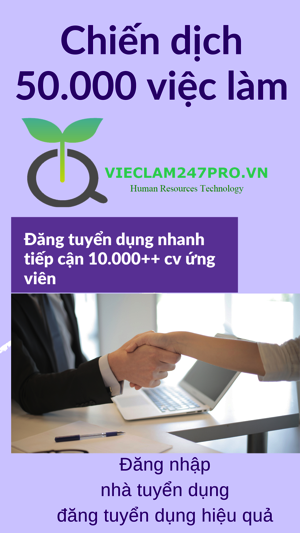 Vieclam247pro.vn website tuyển dụng hàng đầu